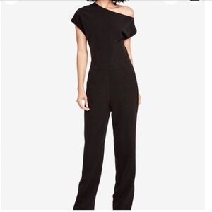 Rachel Roy Black One-Shoulder Jumpsuit